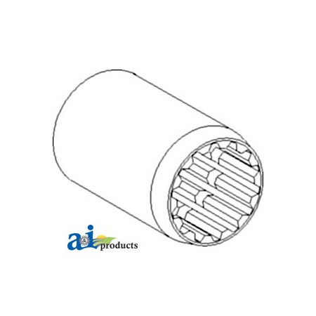 A & I Products Coupler, Torque Amplifier Drive Shaft w/o Snap Ring 2" x2" x1" A-364432R91